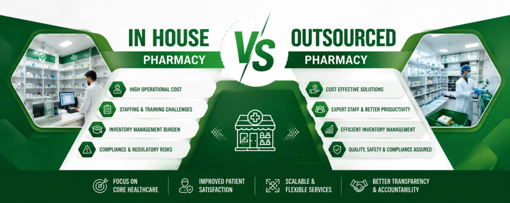 In house VS Outsourced hospital pharmacy